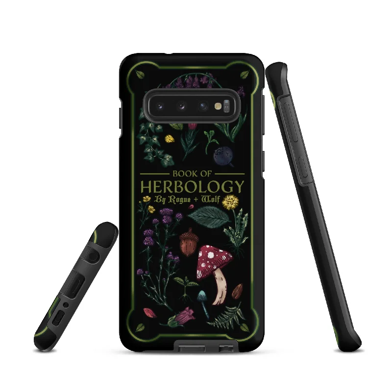 Book of Herbology Shockproof Samsung case - Witchy Goth Phone Accessories Anti-scratch cover