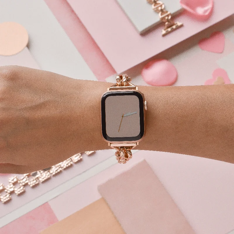 Chain Bracelet Apple Watch Strap - Rose Gold