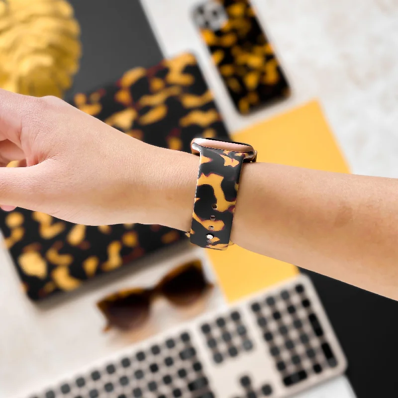 Chic Tortoiseshell Apple Watch Strap