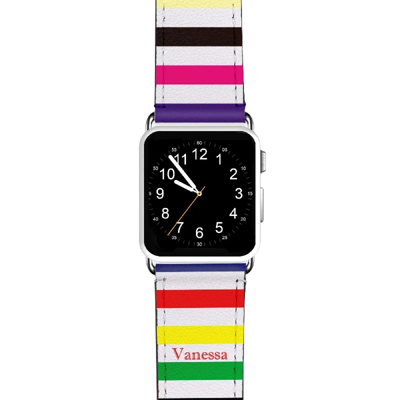 colorful stripe APPLE WATCH 手錶帶