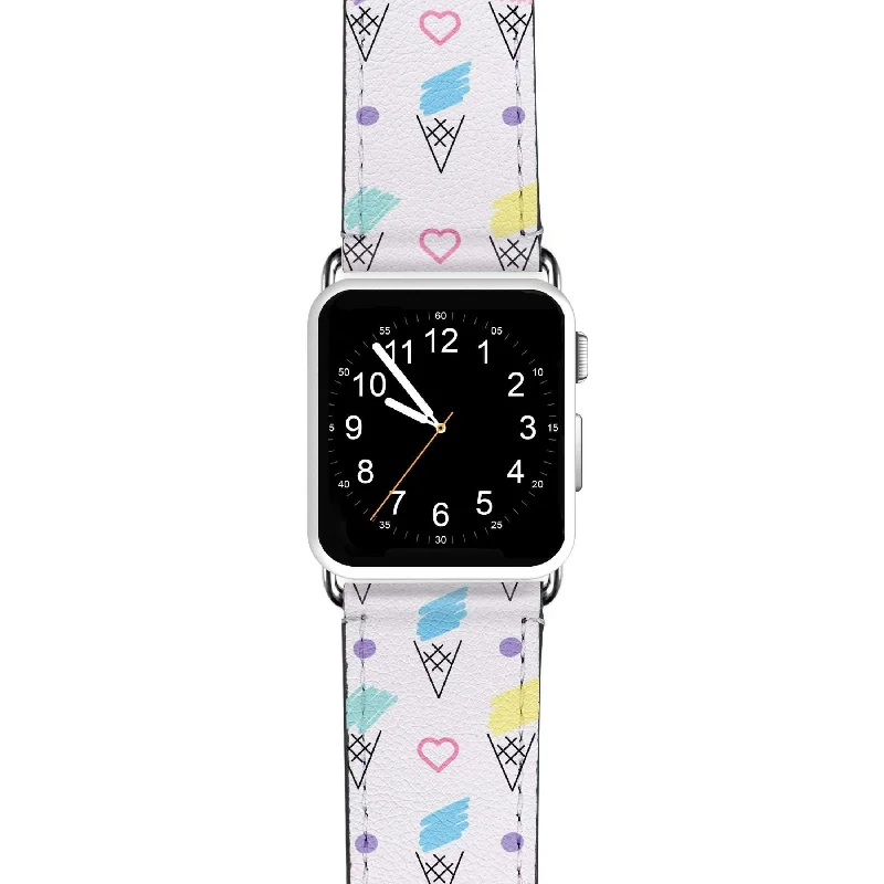 Ice cream Pattern APPLE WATCH 手錶帶