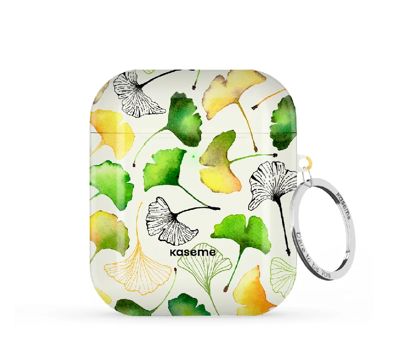 Ginkgo Leaves by Pooja Umrani AirPods Case