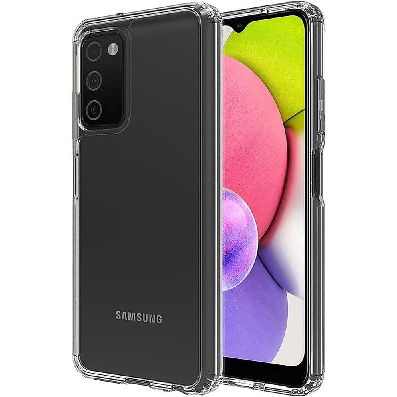 Hybrid-Flex Hard Shell Case for Samsung Galaxy A03 and Galaxy A03s - Clear