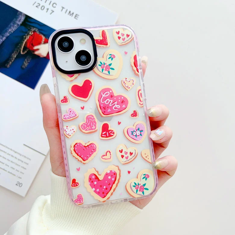 Love Heart Designer Impact Proof Case for iPhone