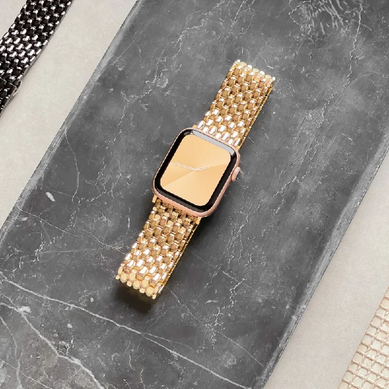 Mermaid Apple Watch Strap - Gold