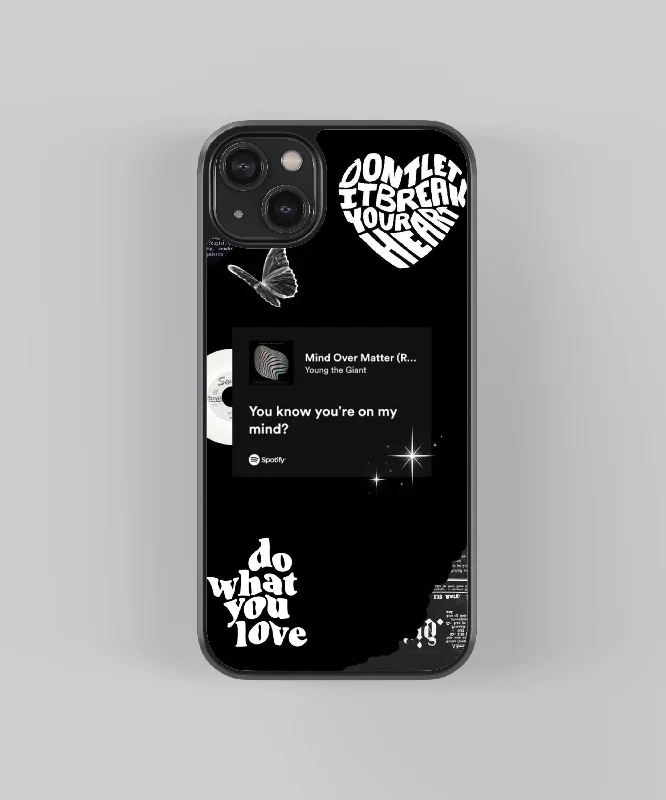 Mind Over Matter Spotify Glass Phone Case