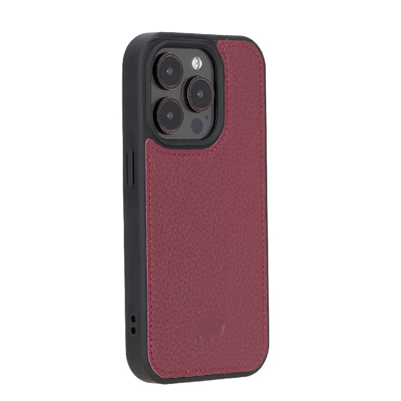 Modern York iPhone 15 Pro Case, Bordeaux