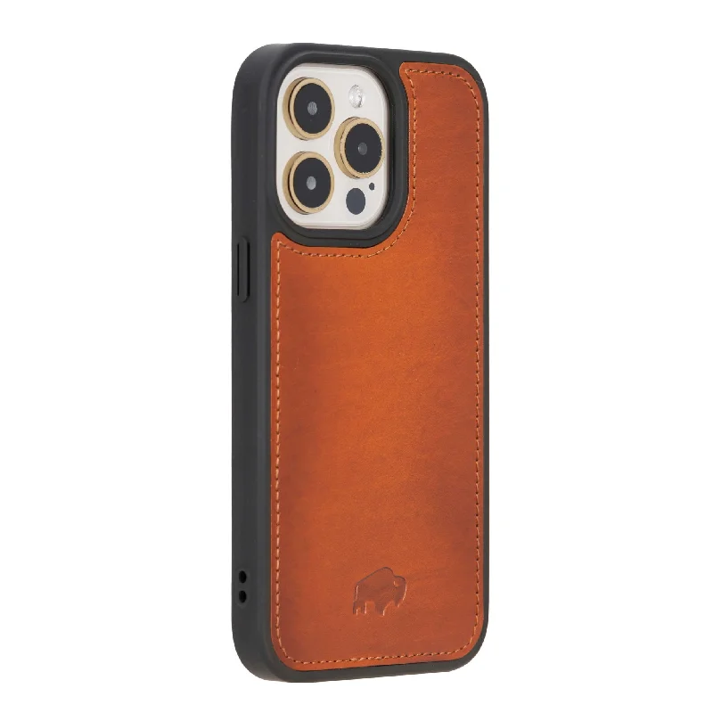 Modern York iPhone 15 Pro Max Case, Burnished Tan