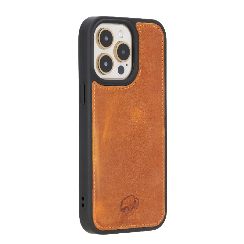 Modern York iPhone 15 Pro Max Case, Golden Brown