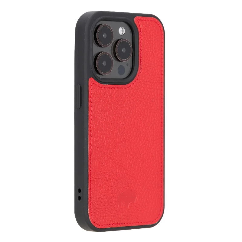 Modern York iPhone 15 Pro Case, Red