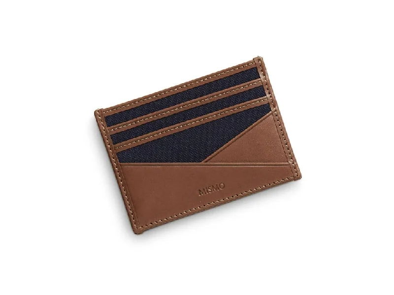 MS Cardholder Midnight Blue / Cuoio