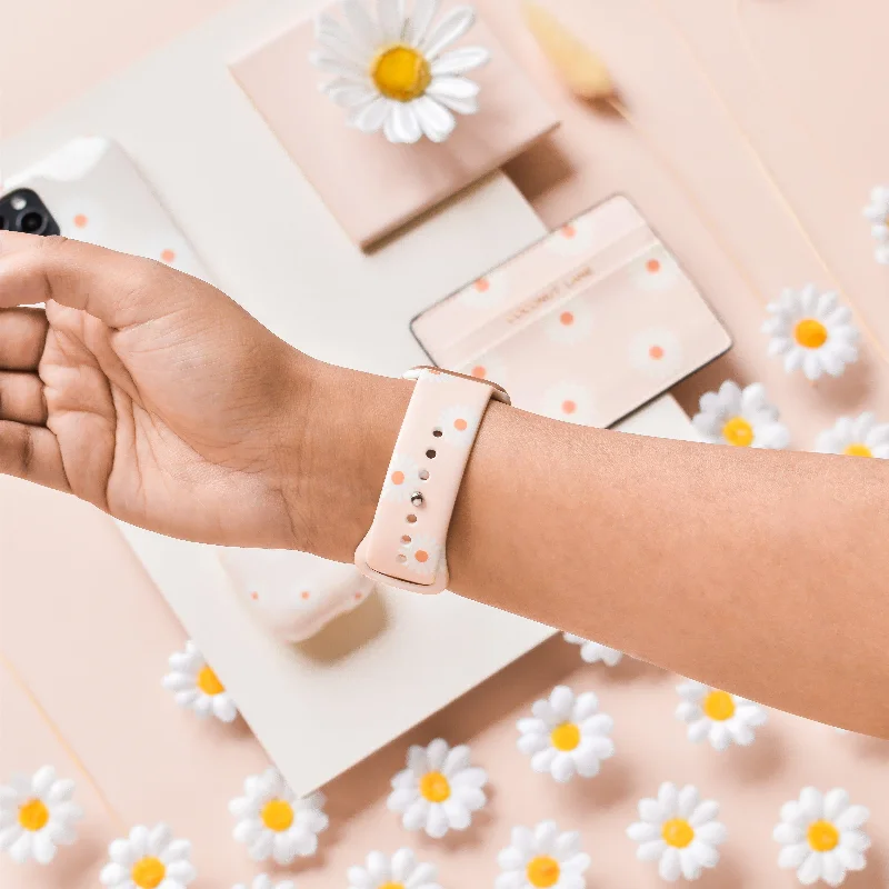 Neutral Daisies Apple Watch Strap