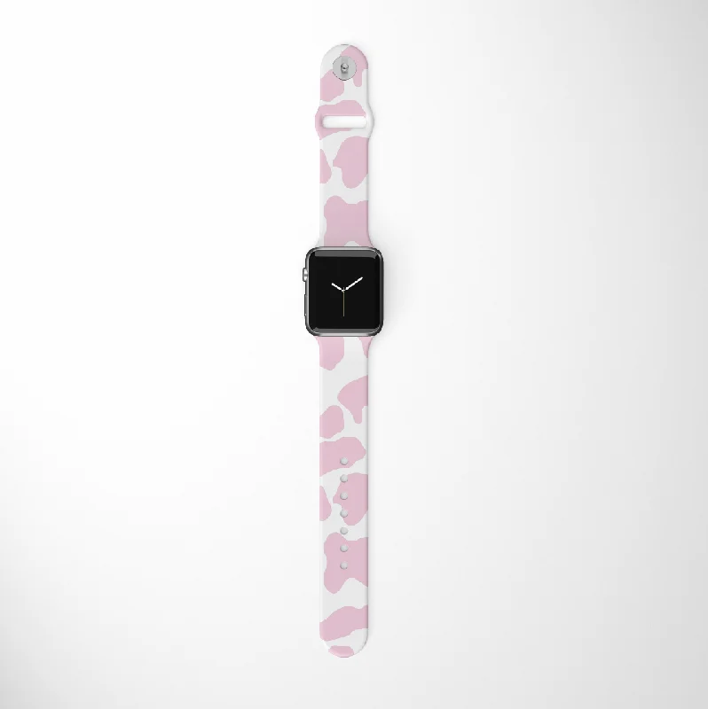 Pink Cow Apple Watch Strap