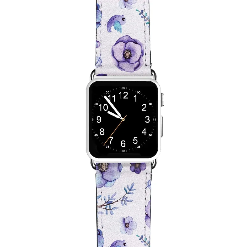 Purple Floral APPLE WATCH 手錶帶