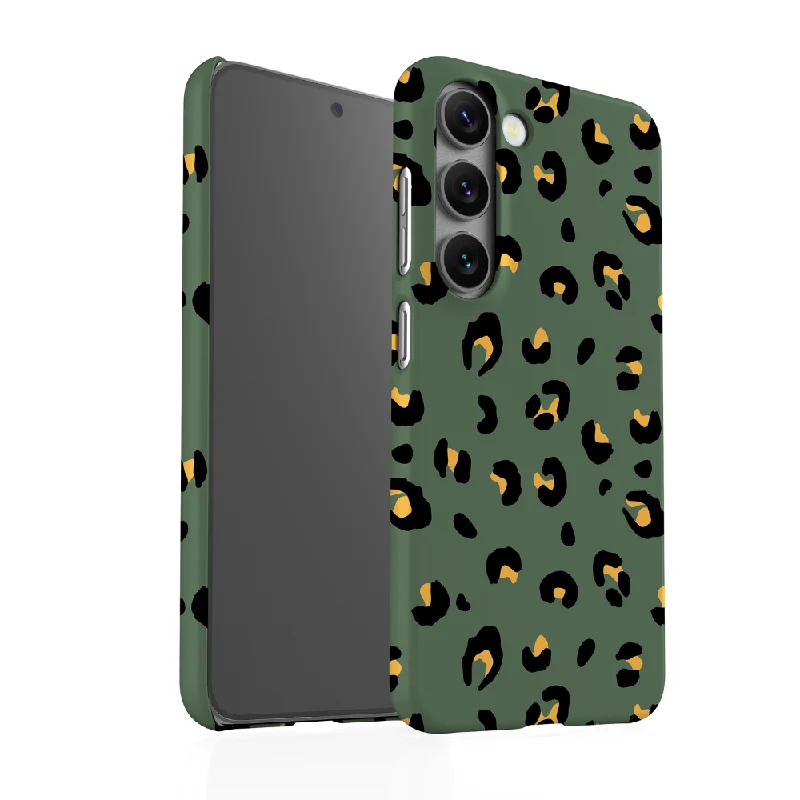 Samsung Phone Case - Khaki Leopard