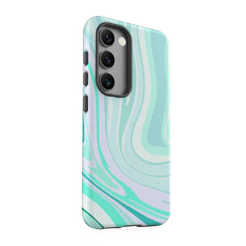 Samsung Phone Case - Mint Swirls