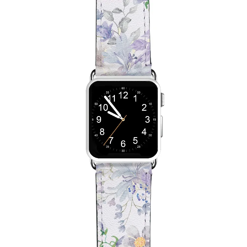 Serene Flowers Pattern Cartoon APPLE WATCH 手錶帶