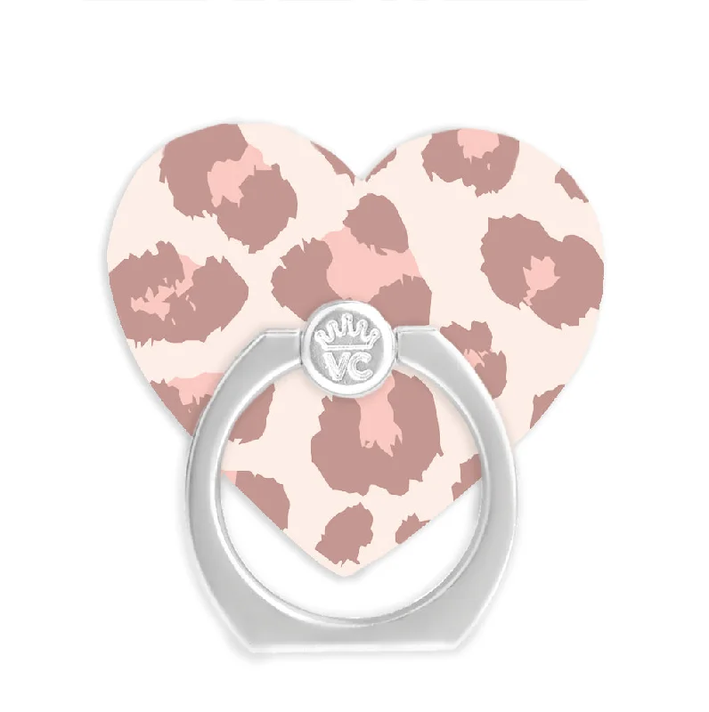 Blush Leopard Phone Ring