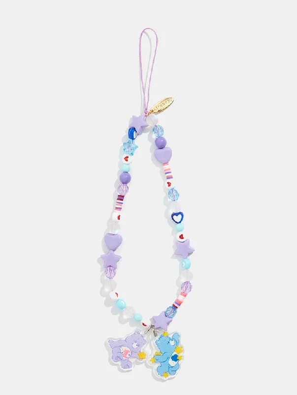 Care Bears x Skinnydip Lilac Beaded Phone Strap