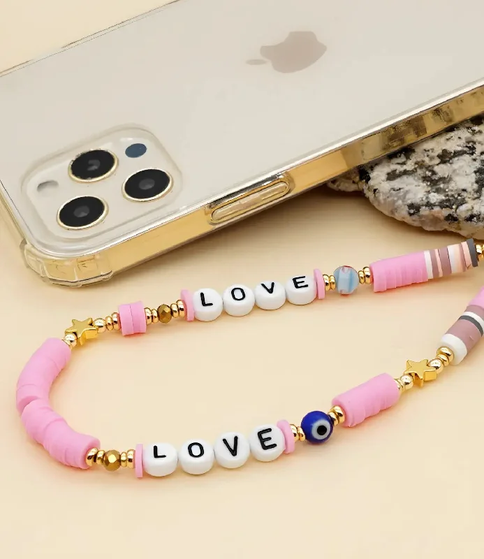 Cute Love - Evil Eye Beaded Phone Charm