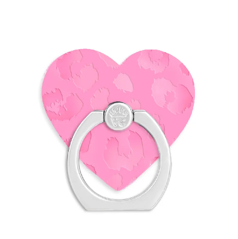 Hot Pink Leopard Phone Ring