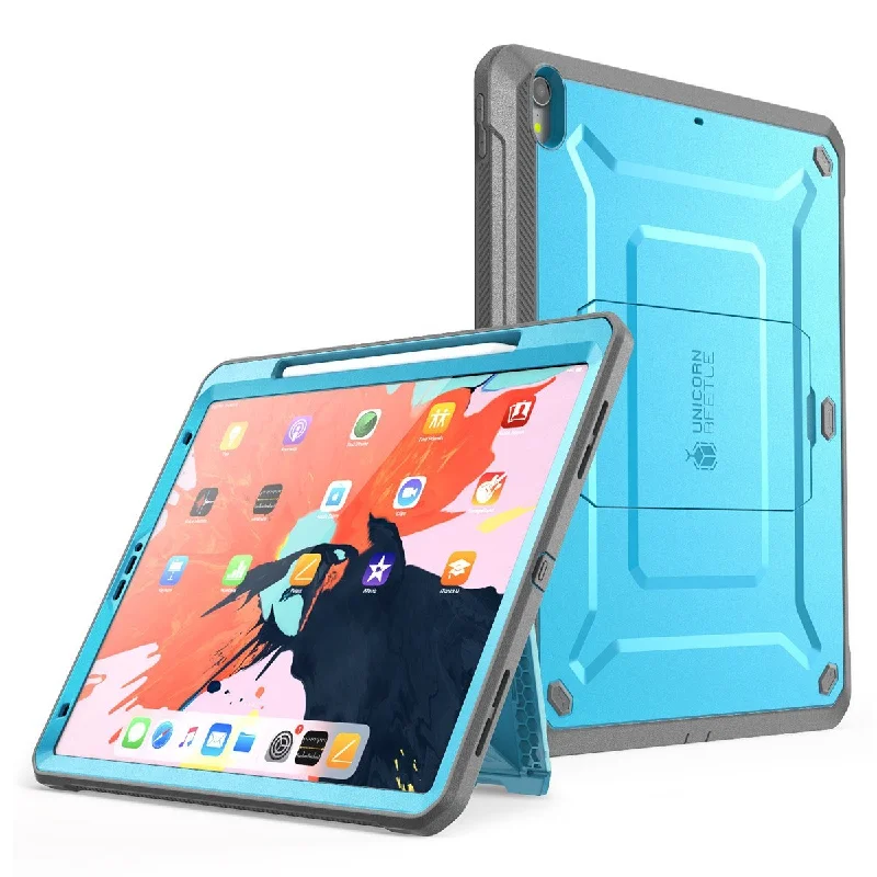 iPad Pro 12.9 inch (2018) Unicorn Beetle Pro Full Body Case (Apple Pencil compatible)-Blue