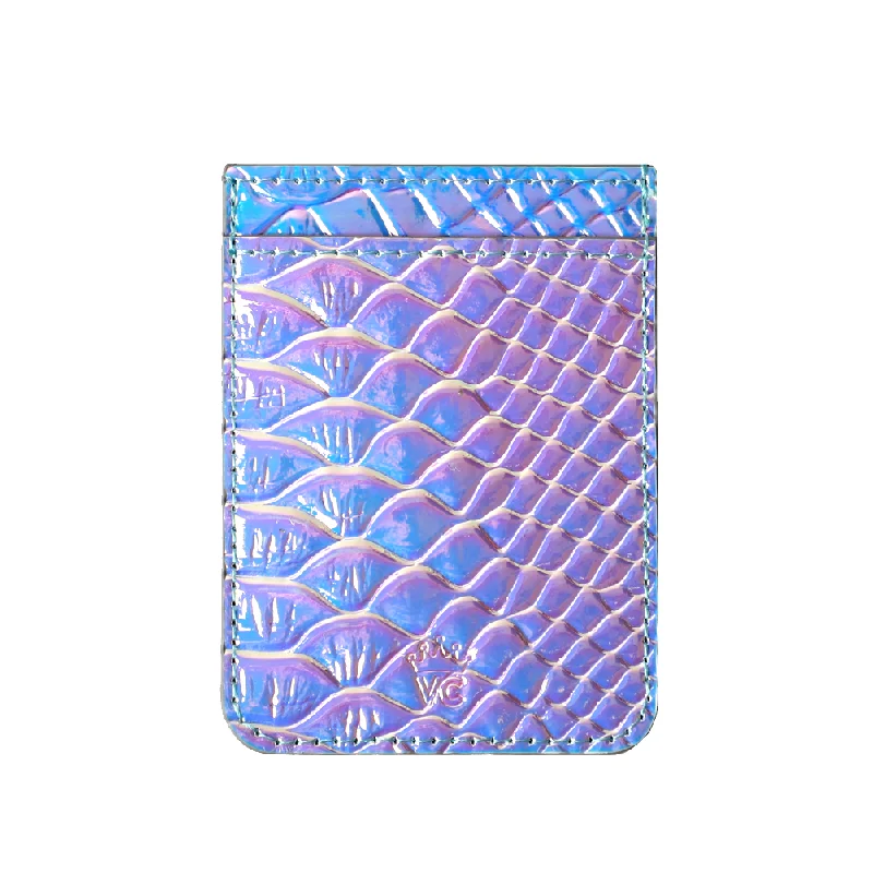 Iridescent Snakeskin Phone Wallet