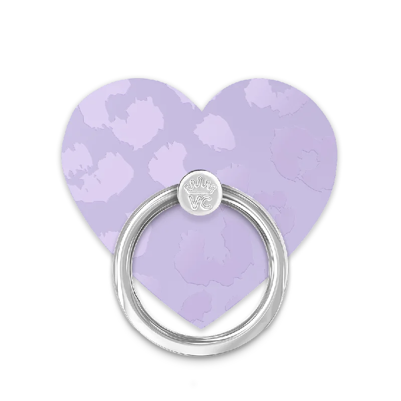 Lilac Leopard Phone Ring