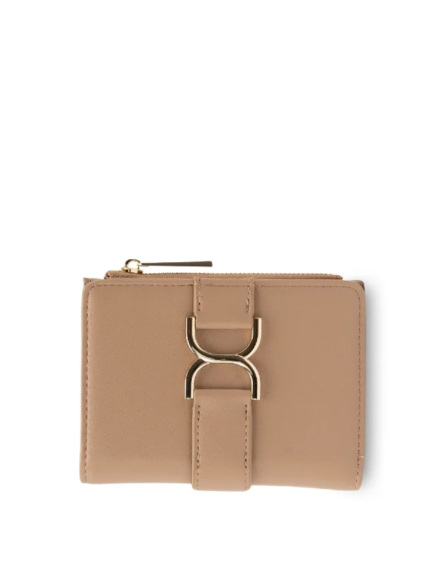 Mocha Paloma Small Wallet- Camel