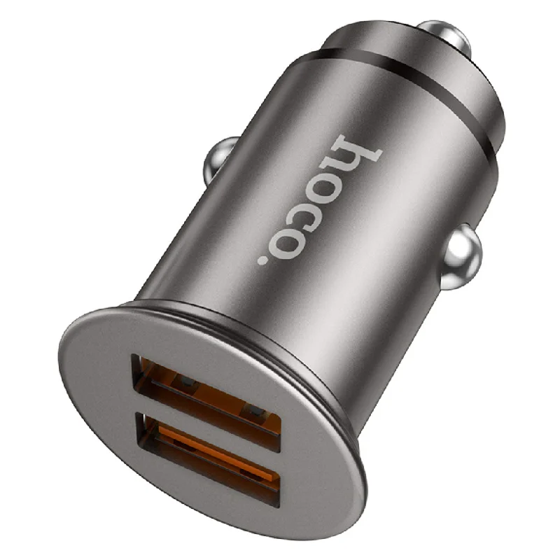 NZ1 Developer 36W dual port QC3.0 car charger - Metal Grey