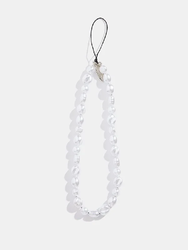 Pearl Beaded Phone Strap