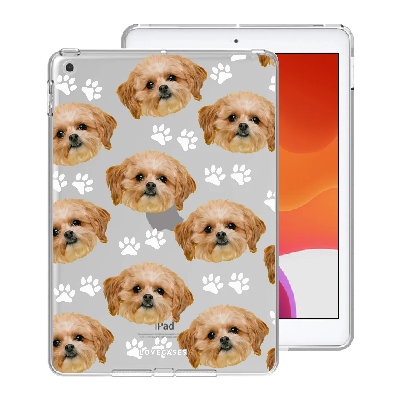 Personalised Pet Portrait Pattern iPad Case