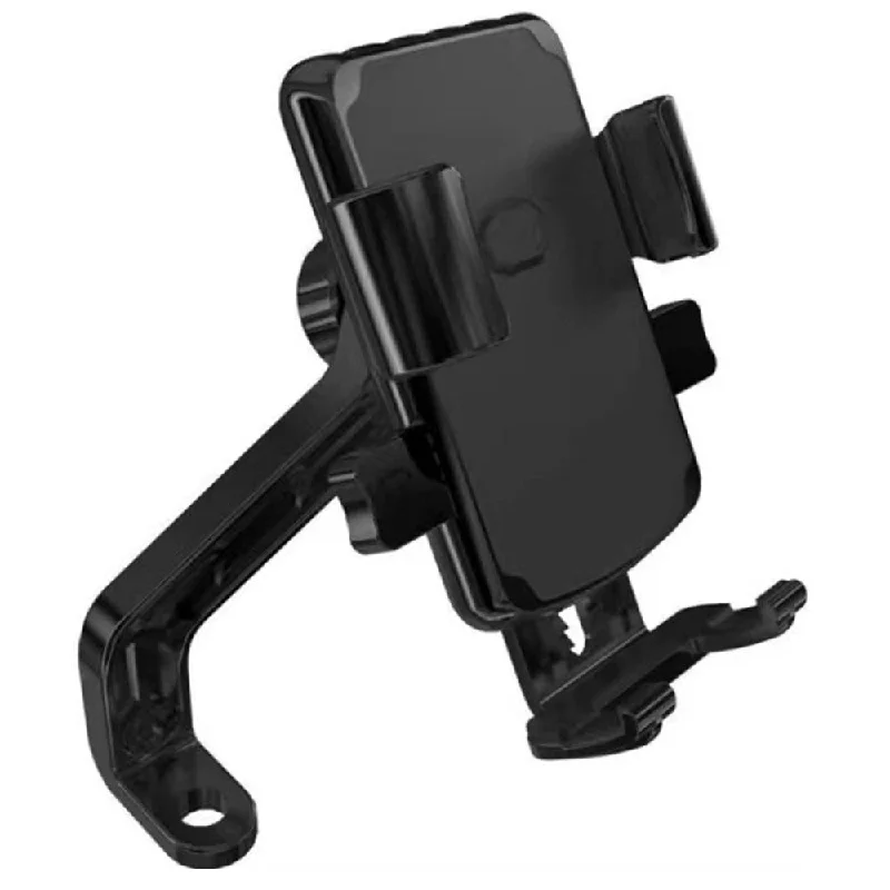 Universal motorcycle phone mount bracket - Black