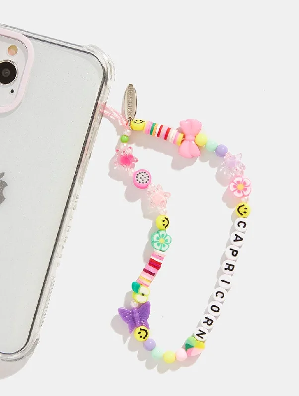 Zodiac Beaded Phone Strap